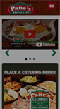 Mobile Screenshot of panesrestaurant.com